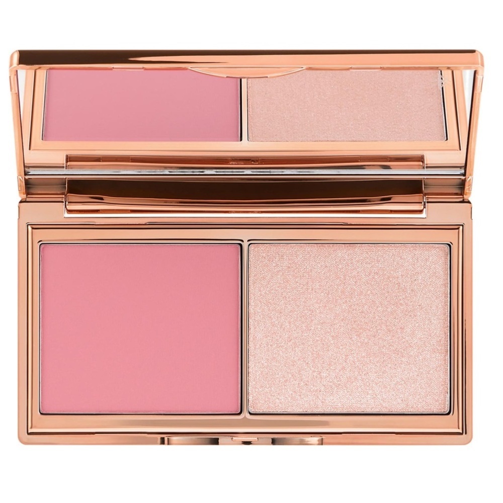 🌸 CHARLOTTE TILBURY Mini Hollywood Blush & Glow Glide Palette - FAIR-MEDIUM